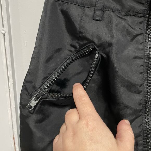 Vintage 90s Express Womens Zip Mini Skirt Size 4 Black Whimsigoth Retro Grunge - Picture 6 of 7